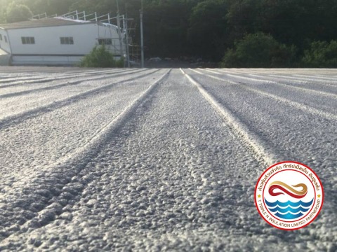 พ่นโฟมกันความร้อนหลังคา